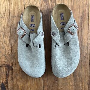 Tan Birkenstock Mules